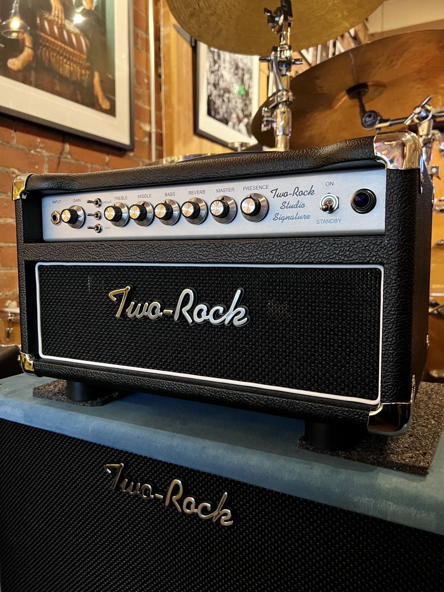 Two Rock Studio Signature Head - Black Bronco Tolex • LA Vintage Gear