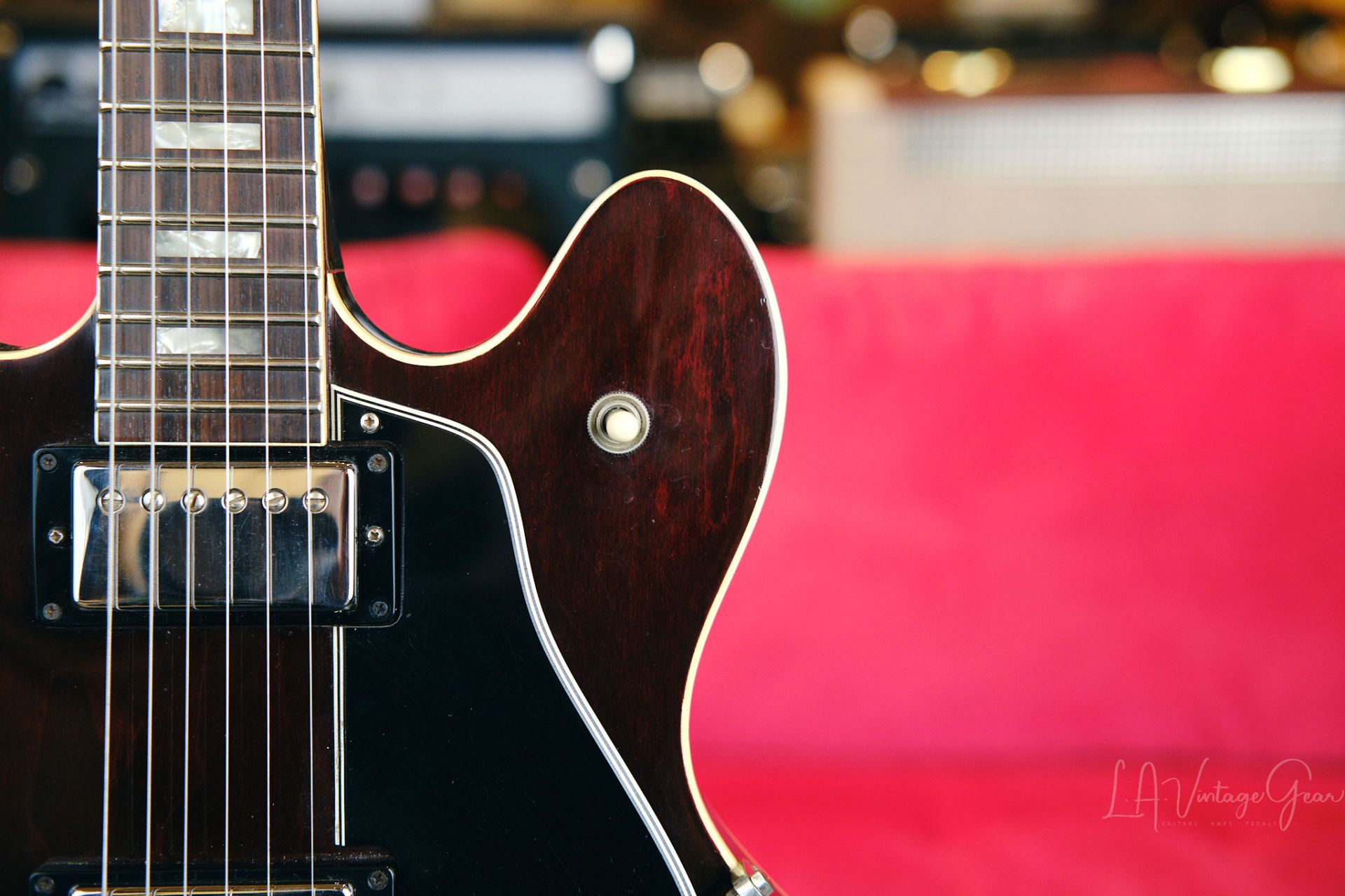 Gibson 1978 ES-335TD Semi-Hollow Body Electric Guitar - Dark Cherry Finish  with Bigsby Tremolo