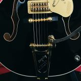 Gretsch G6136TG Players Edition Falcon Hollow Body Electric Guitar-Ebony Fingerboard, Midnight Sapphire