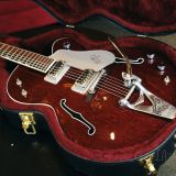 Gretsch G6119-62GE 1962 Reissue Chet Atkins Tennessee Rose Dark Cherry Stain-Mint Condition!