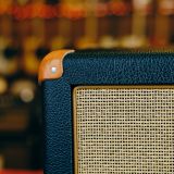 Mesa Boogie 2×12 Guitar Speaker Cabinet-Emerald Green & Tan Grill with Leather Corners, Celestion Vintage 30 Speakers