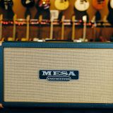 Mesa Boogie 2×12 Guitar Speaker Cabinet-Emerald Green & Tan Grill with Leather Corners, Celestion Vintage 30 Speakers