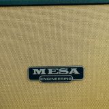 Mesa Boogie 4×12 Straight Guitar Speaker Cabinet-Emerald Green & Tan Grill with Leather Corners, Celestion Vintage 30 Speakers