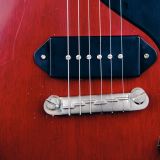 K-Line “KL Series” Single Cut Jr. Style Electric Guitar – Relic’d 2 Cherry Finish – Brand New!