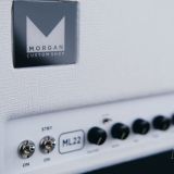 Morgan ML22 22 Watt Guitar Amp Head in White Tolex –  Brand New!