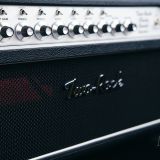 (SOLD) Two Rock Classic Reverb Head – Silver Chassis & Black Bronco Tolex Finish! In Excellent Condition!