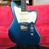 Danocaster Triple Pickup Telemaster-Style Offset Electric Guitar in Lake Placid Blue-Bridge Pickup by Arcane Pickups! Rare & In Stock!