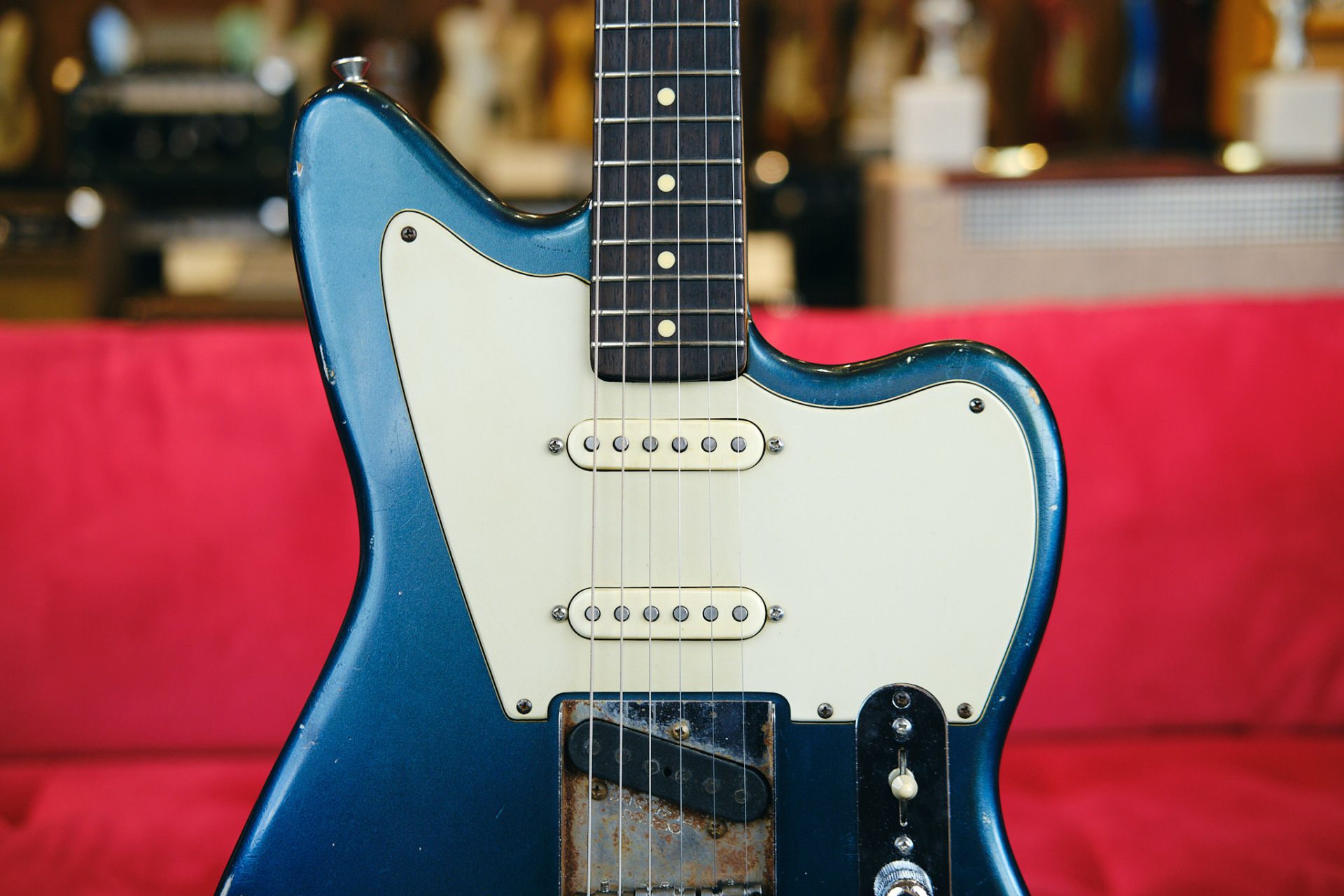 Danocaster Triple Pickup Telemaster-Style Offset Electric Guitar in Lake  Placid Blue-Bridge Pickup by Arcane Pickups! Rare & In Stock!