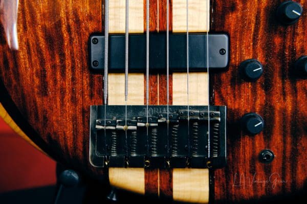 Tobias 6 String Classic Bass 1996-Walnut-Wenge-Alder Body, Pau Ferro Fretboard & Bartolini Pickups! - Image 8