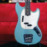 Fender “JMJ” Justin Meldel-Johnsen Signature Road Worn Mustang Bass Guitar – Relic’d Daphne Blue Finish