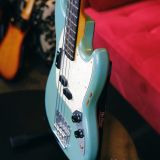 Fender “JMJ” Justin Meldel-Johnsen Signature Road Worn Mustang Bass Guitar – Relic’d Daphne Blue Finish