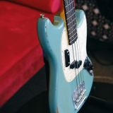 Fender “JMJ” Justin Meldel-Johnsen Signature Road Worn Mustang Bass Guitar – Relic’d Daphne Blue Finish