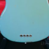 Fender “JMJ” Justin Meldel-Johnsen Signature Road Worn Mustang Bass Guitar – Relic’d Daphne Blue Finish