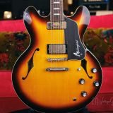 Josh Williams ‘Mockingbird’ JWG271 Semi-Hollowbody Electric Guitar-59 Burst Finish & Bloombucker Pickups! P90 & Humbucker!