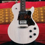 Patrick James Eggle Macon Junior Single Cut Electric Guitar – Grained Blonde with Handwound Mojo Pickups – Brand New!