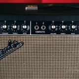 Fender 1965 Vintage Blackface Deluxe Combo Guitar Amplifier – Excellent Condition & All Original!