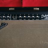 Fender 1965 Vintage Blackface Deluxe Combo Guitar Amplifier – Excellent Condition & All Original!