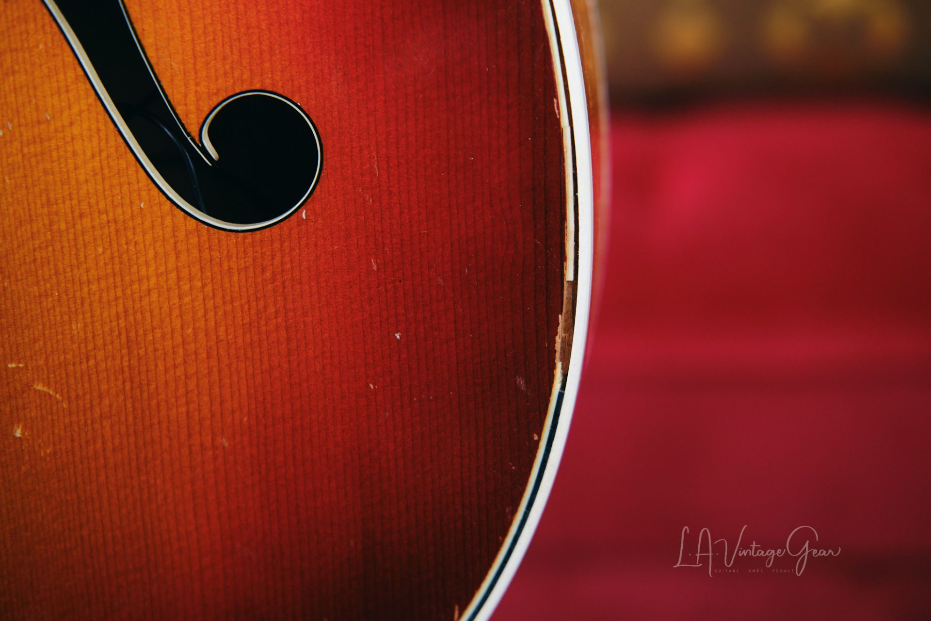 Kay Sherwood Deluxe Archtop Guitar - Late 40's to Early 50's - Sunburst  Finish • LA Vintage Gear