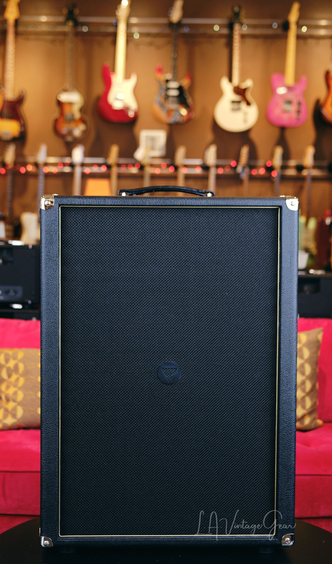V Boutique 2x12 Vertical Back 16ohm Guitar Cabinet - Loaded With Celestion G12M 25W Greenbacks! • Vintage