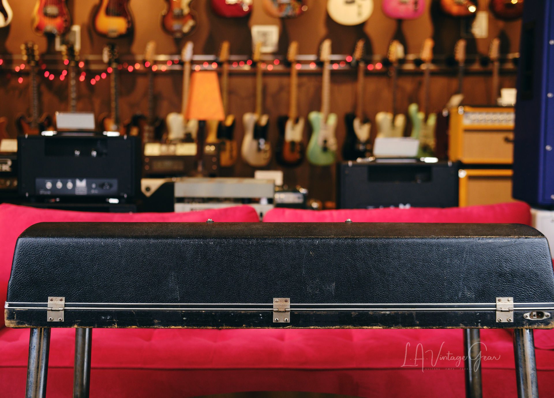 Fender Style Piano Tolex Black - Vintage Gear