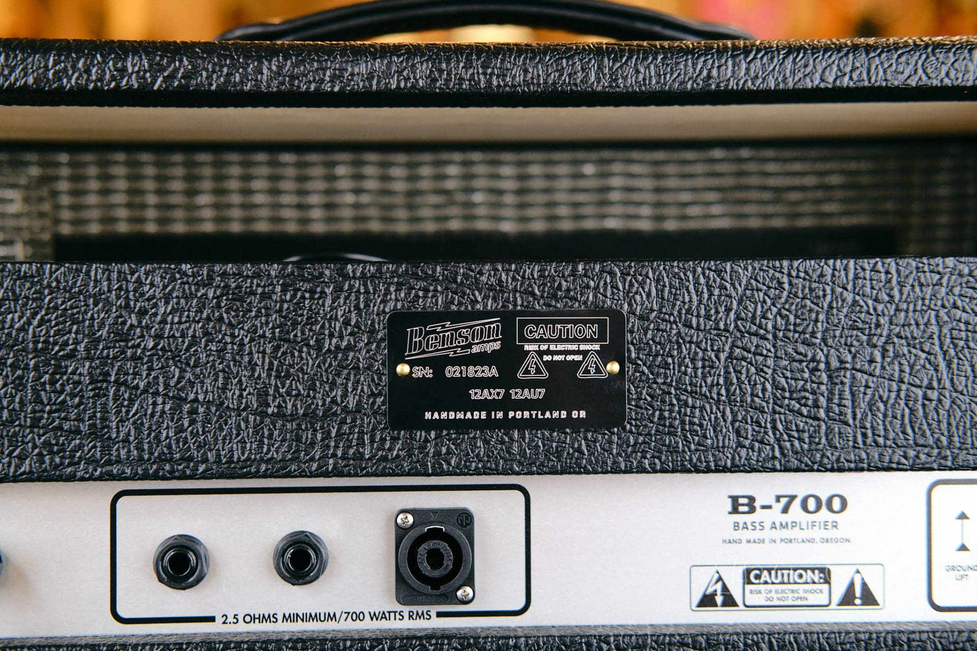 Benson B700 Bass Guitar Amplifier - 700W Head & 1x15 Cab In Black Tolex ...