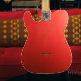 Mario Martin Model-T Double Bound Electric Guitar- Faded Candy Apple Red Relic’d Finish with Budz Pickups!