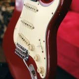 Danocaster Double Cut Electric Guitar – Dakota Red Finish with Rocketfire 60’s Pickups!