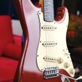 Danocaster Double Cut Electric Guitar – Dakota Red Finish with Rocketfire 60’s Pickups!