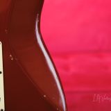 Danocaster Double Cut Electric Guitar – Dakota Red Finish with Rocketfire 60’s Pickups!