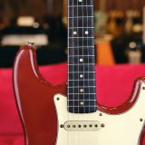 Danocaster Double Cut Electric Guitar – Dakota Red Finish with Rocketfire 60’s Pickups!