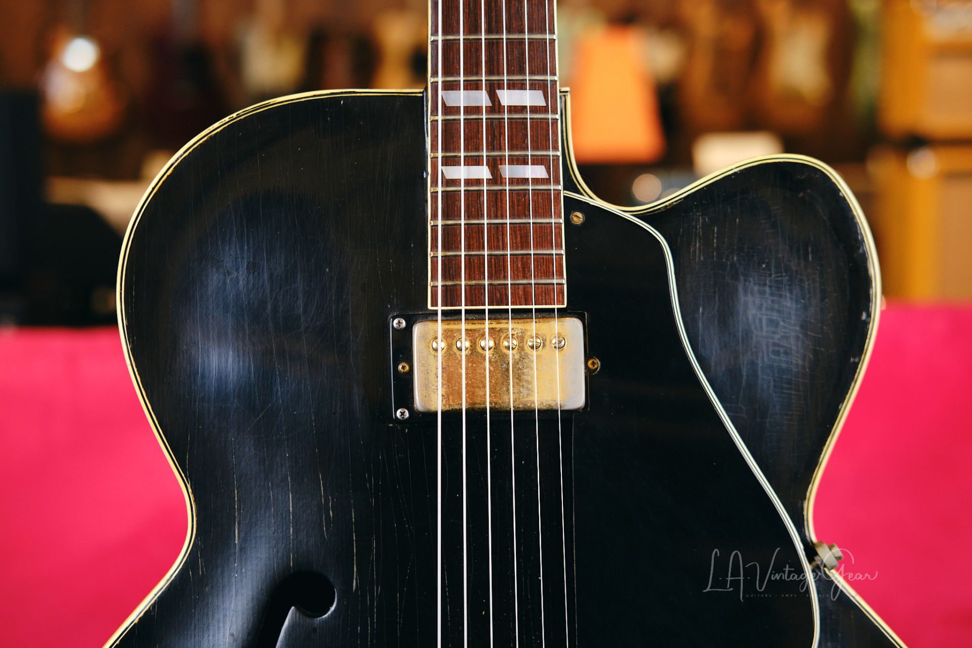 Gibson Late 1940's L7 Archtop Old Refin - 60’s Patent Number (PAF) Gold  Pickup Added! Great Player Grade Vintage Archtop!