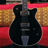 Grez ‘Mendocino F’ Semi-Acoustic Electric Guitar – Gloss Black Finish with TV Jones Pickups! Brand New!