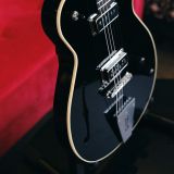 Grez ‘Mendocino F’ Semi-Acoustic Electric Guitar – Gloss Black Finish with TV Jones Pickups! Brand New!