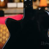 Grez ‘Mendocino F’ Semi-Acoustic Electric Guitar – Gloss Black Finish with TV Jones Pickups! Brand New!