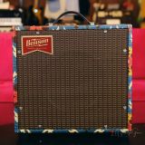 Benson Nathan Jr Reverb 1×10 Combo 5 Watt Guitar Amplifier – Custom Floral Pattern Finish! 10″ Celestion Greenback Speaker!