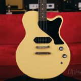 Josh Williams Stell Jr. Electric Guitar #319 – Lightly Relic’d TV Yellow Finish with 1x Lollar P90 Dogear Pickup