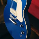 Josh Williams Stella Jr. Electric Guitar #276 – Lightly Relic’d Pelham Blue Finish with  Lollar P90 Soapbar Pickups!