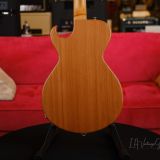 Grez “Folsom” Natural Single Cut Electric Guitar  – 1 Piece Redwood Body!