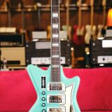 Eastwood Airline 59 3P DLX Electric Guitar – Seafoam Green -Tone Chambered Mahogany Body Bolt-on Maple Bound Neck