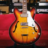 Epiphone Casino MIJ Hollowbody Electric Guitar (1990) – Sunburst Finish & Autographed at the John Lennon Tribute Concert by Many Artists!