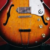 Epiphone Casino MIJ Hollowbody Electric Guitar (1990) – Sunburst Finish & Autographed at the John Lennon Tribute Concert by Many Artists!