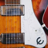 Epiphone Casino MIJ Hollowbody Electric Guitar (1990) – Sunburst Finish & Autographed at the John Lennon Tribute Concert by Many Artists!