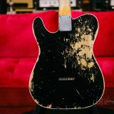 Fender Custom Shop 60’s Double Bound Telecaster Custom – Black Heavy Relic with ‘Twisted Tele’ Pickups!