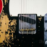 Fender Custom Shop 60’s Double Bound Telecaster Custom – Black Heavy Relic with ‘Twisted Tele’ Pickups!