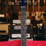 Grez ‘Mendocino’ Short Scale Electric Bass Guitar – Compact Lightweight Semi-Hollowbody! Solid Old Growth Redwood Top!