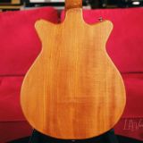 Grez ‘Mendocino’ Long Scale Electric Bass Guitar-Lightweight Semi-Hollowbody! Solid Old Growth Redwood Top!