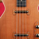 Grez ‘Mendocino’ Long Scale Electric Bass Guitar-Lightweight Semi-Hollowbody! Solid Old Growth Redwood Top!