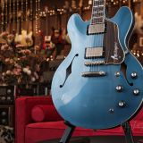 Josh Williams ‘Mockingbird’ JWG273 Semi-Hollowbody Electric Guitar-Pelham Blue Finish & Bloombucker Pickups!