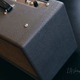 Victoria ‘Reverberato’ Tank in Charcoal Gray Tolex – Tube Reverb & Vibrato In One! Mint Condition!