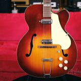 1950s Silvertone 1425 Aristocrat Archtop Electric Guitar – Comes with Original Chipboard Case!